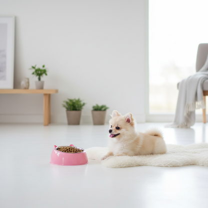 TwinTilt Steel Pet Feeder Pink n a TwinTilt Steel Pet Feeder