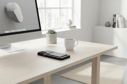 Plånboksfodral i Silikon för iPhone – Korthållare TwinTilt Steel Pet Feeder