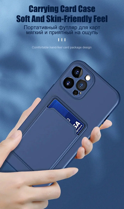 Plånboksfodral i Silikon för iPhone – Korthållare TwinTilt Steel Pet Feeder