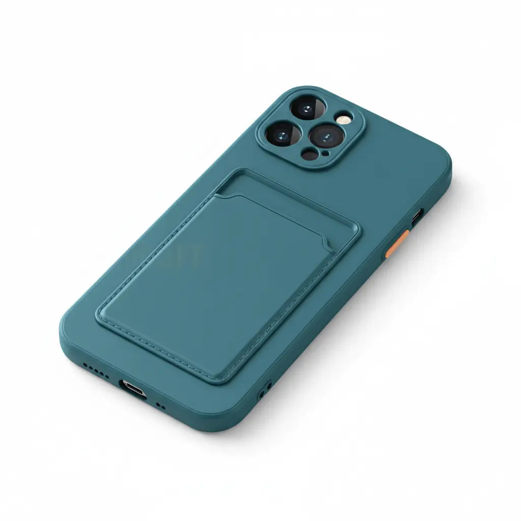 Plånboksfodral i Silikon för iPhone – Korthållare TwinTilt Steel Pet Feeder