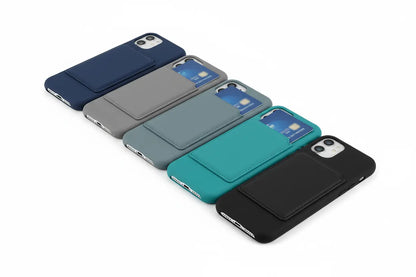 Plånboksfodral i Silikon för iPhone – Korthållare TwinTilt Steel Pet Feeder