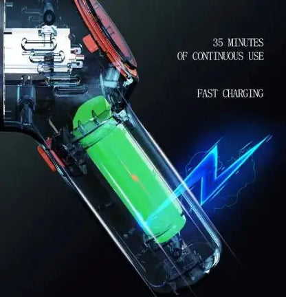 Portable Pet Hair Vacuum Cleaner Green TwinTilt Steel Pet Feeder