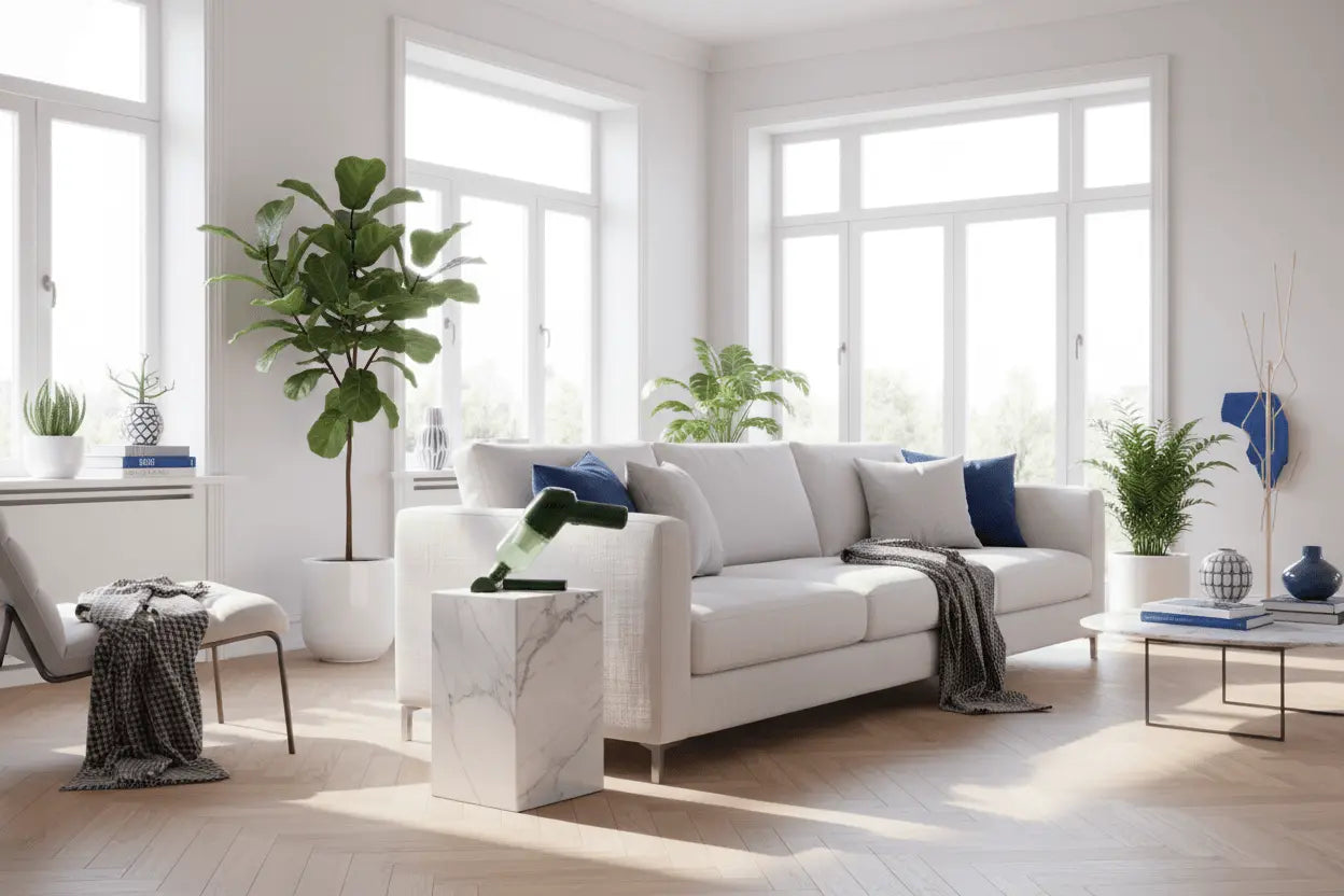 Portable Pet Hair Vacuum Cleaner Green TwinTilt Steel Pet Feeder