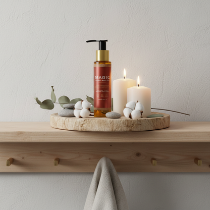 Magic Body Oil Brown 2pcs TwinTilt Steel Pet Feeder