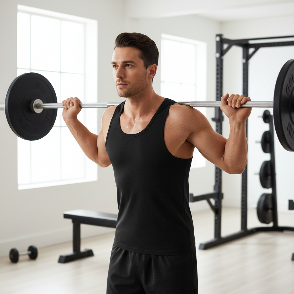 Men's Thermal Workout Vest TwinTilt Steel Pet Feeder