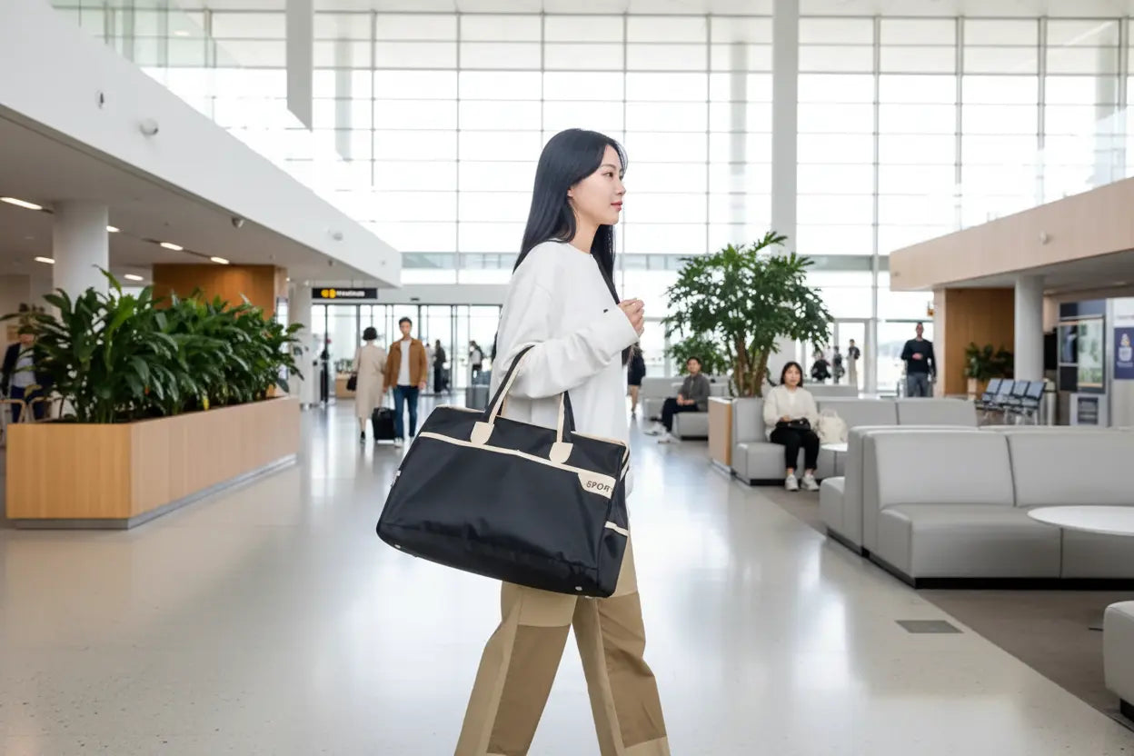 Fashionable Large Capacity Travel Bag for Men and Women Purple TwinTilt Steel Pet Feeder