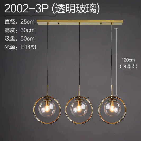 Nordic Elegance Glass Light