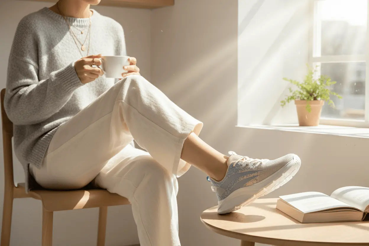 Women's Airy Mesh Sneakers Grey Pink 39 TwinTilt Steel Pet Feeder