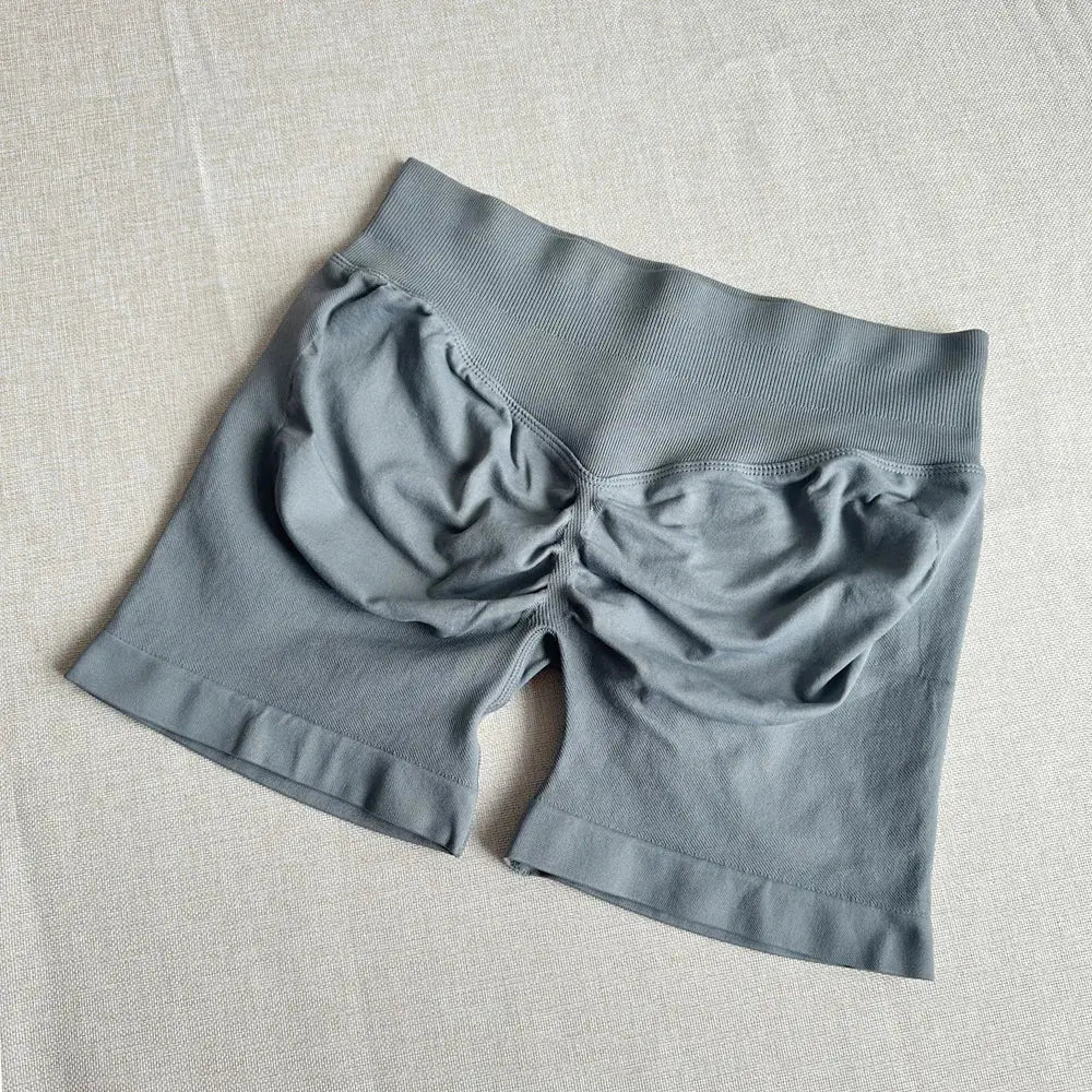 Women's Yoga Shorts Gray XS TwinTilt Steel Pet Feeder