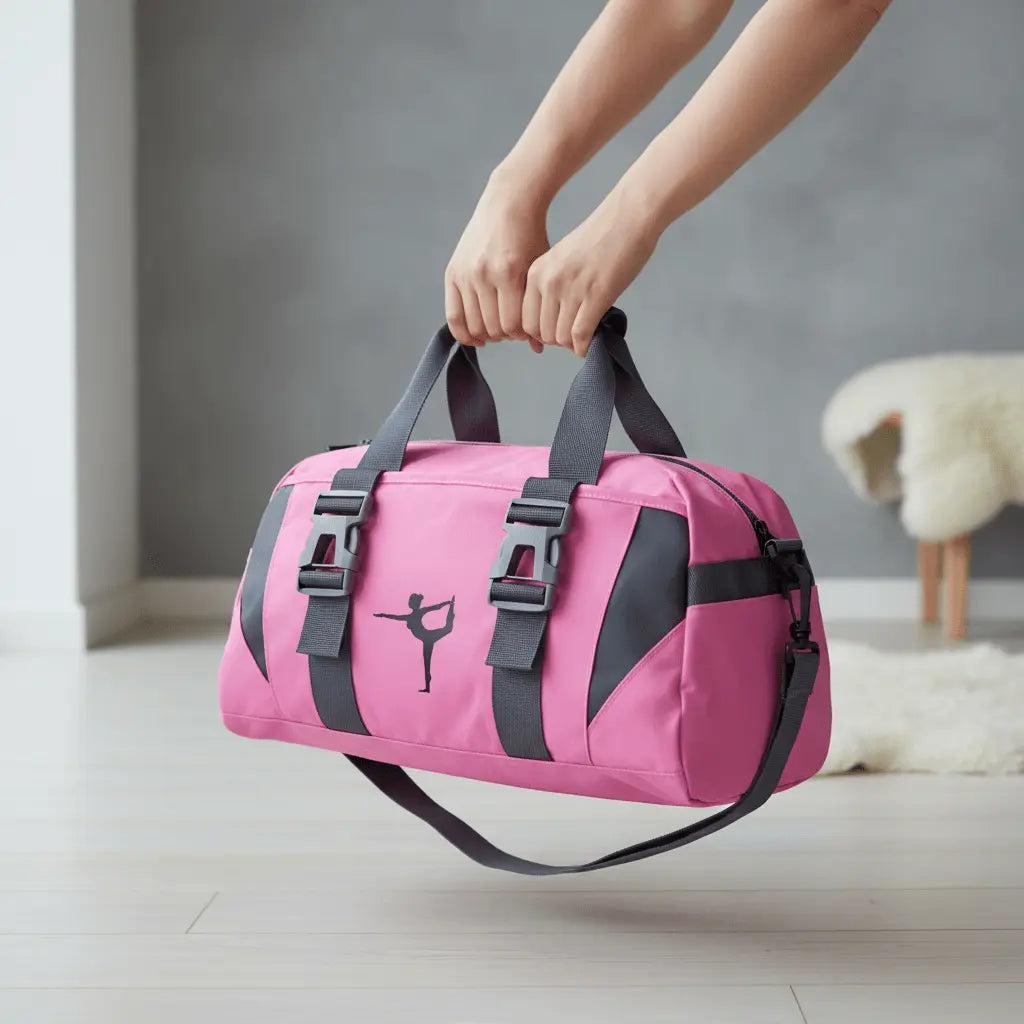 Yoga Gym Bag for Fitness and Travel Rose Red Fitness Bag M TwinTilt Steel Pet Feeder