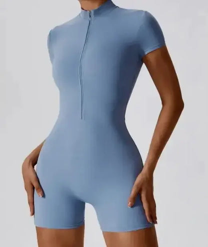 Zipper Yoga Jumpsuit Blue (XL) XL TwinTilt Steel Pet Feeder